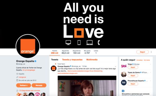 Formas de Contacto Orange